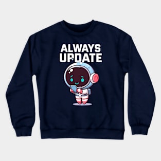 Astro Girl Play Gadget Crewneck Sweatshirt